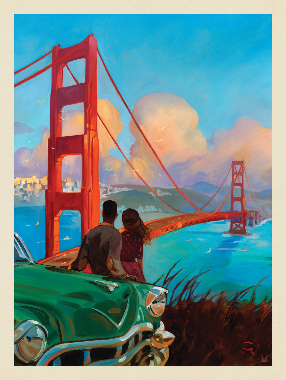 Oil Painting: San Francisco, Golden View - Puzzle - Artwork