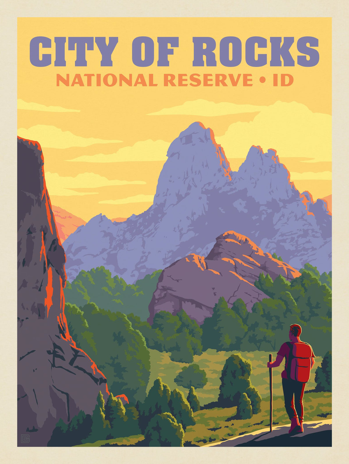 City Of Rocks National Reserve, Idaho - Puzzle - Artwork
