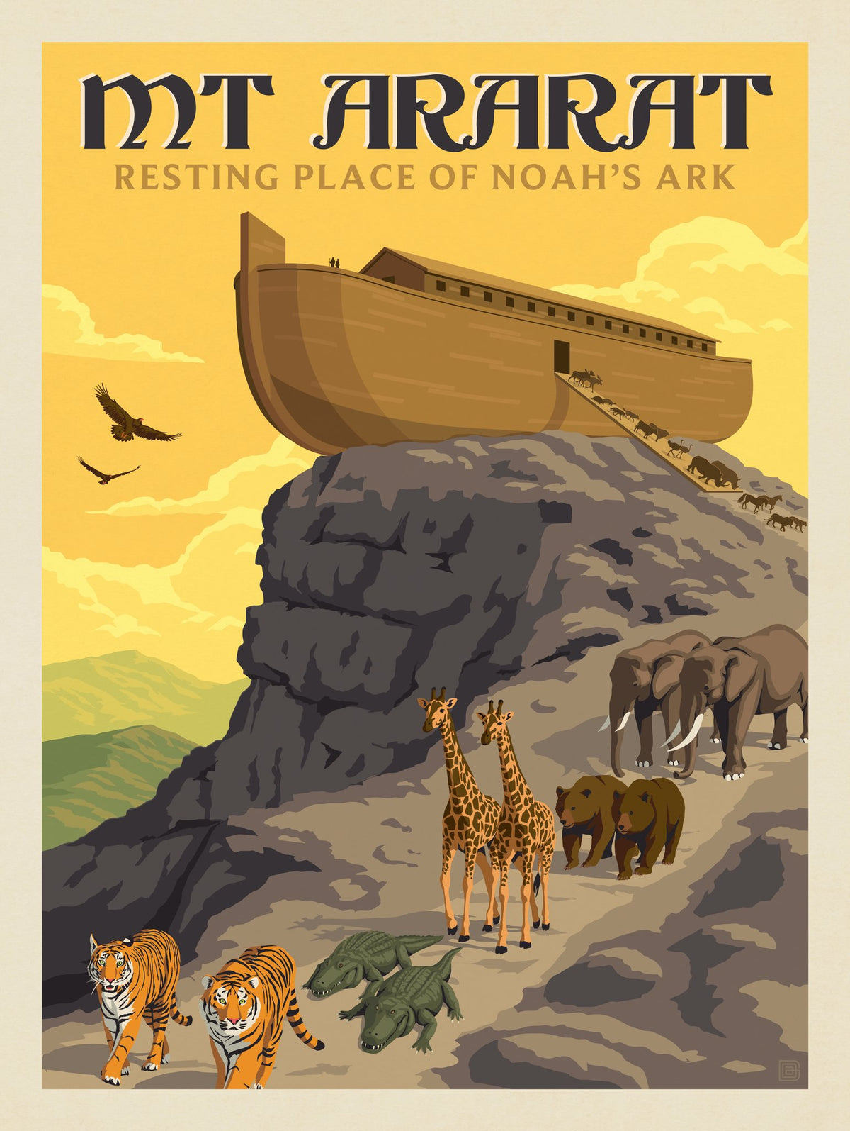 Mount Ararat: Resting Place Of Noah's Ark - Puzzle - Artwork