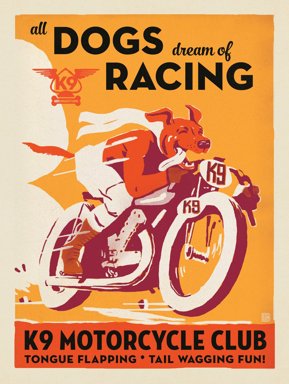 K9 Motorcycle Club - Puzzle - Artwork