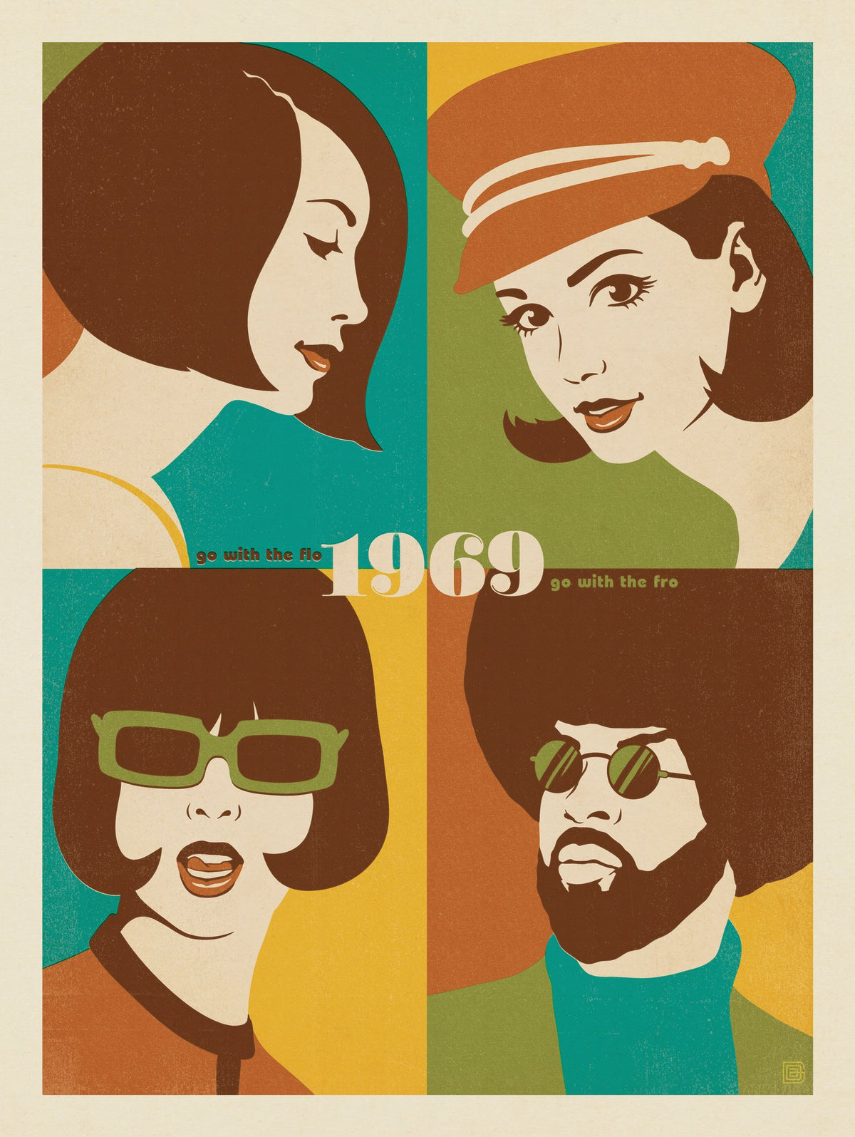 1969: Go with the Flo/Fro - Puzzle - Artwork