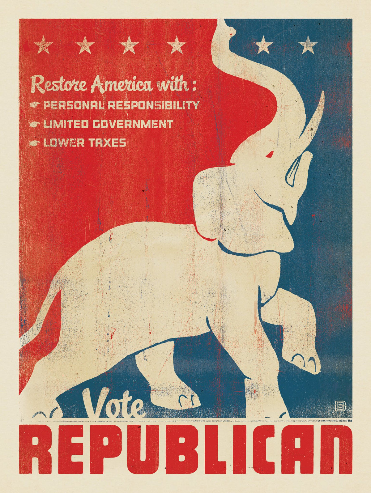 Political Pride: Vote Republican - Puzzle - Artwork