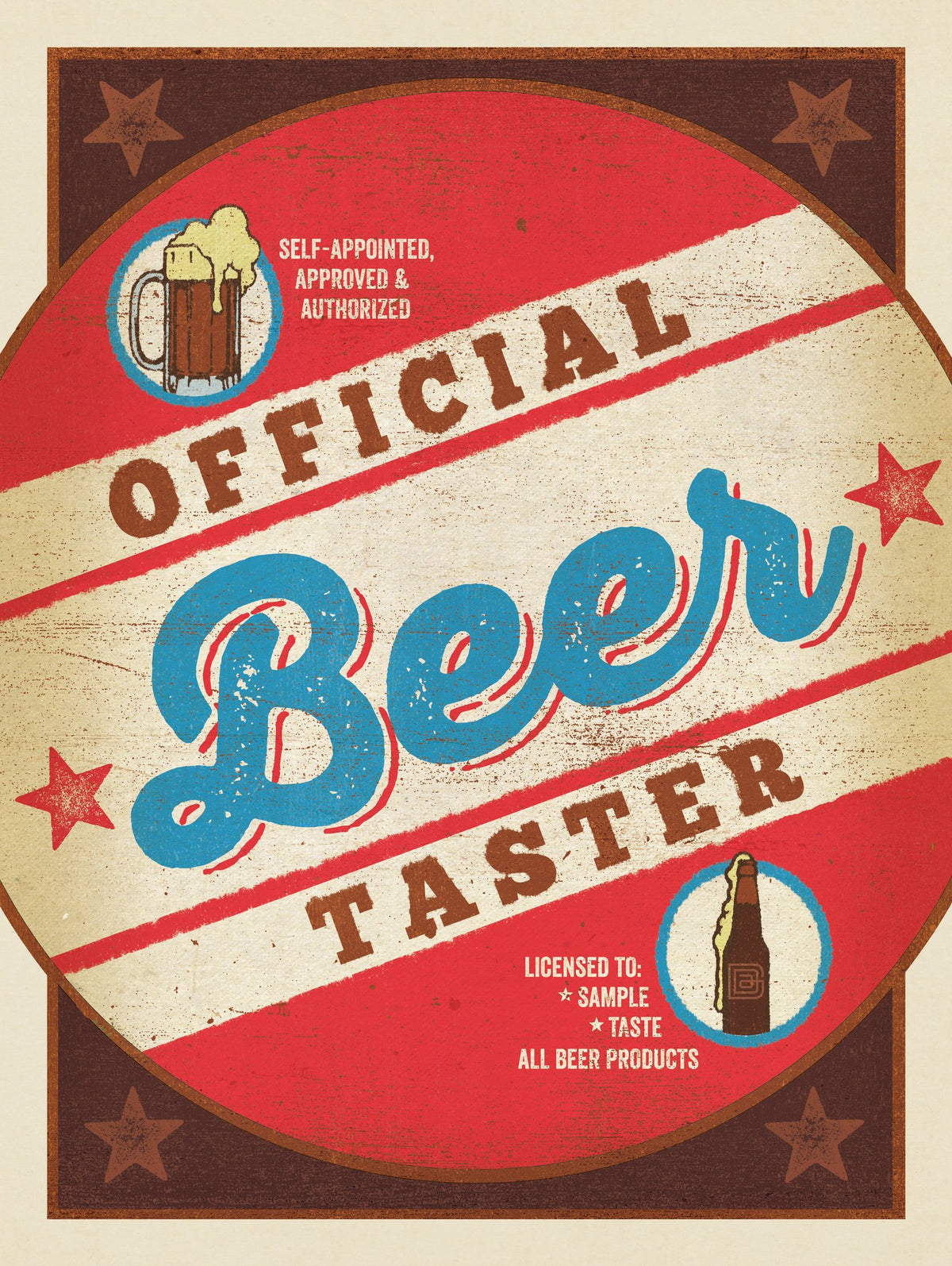 Self-Appointed Official Beer Taster - Puzzle - Artwork