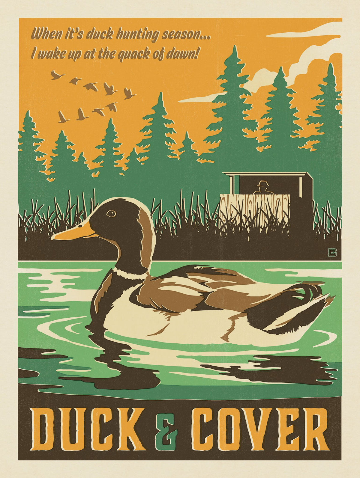 Duck And Cover - Puzzle - Artwork
