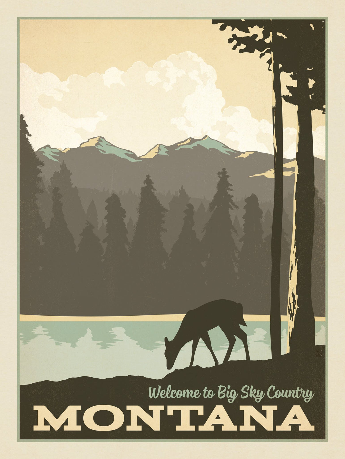 Montana: Welcome To Big Sky Country - Puzzle - Artwork