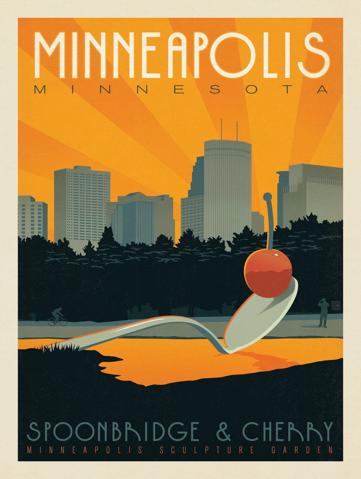 Minneapolis, MN - Puzzle - Artwork