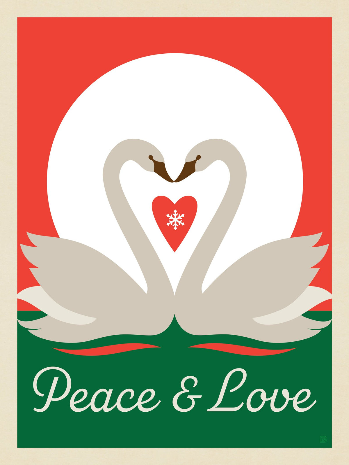 Peace And Love (Swans) - Puzzle - Artwork