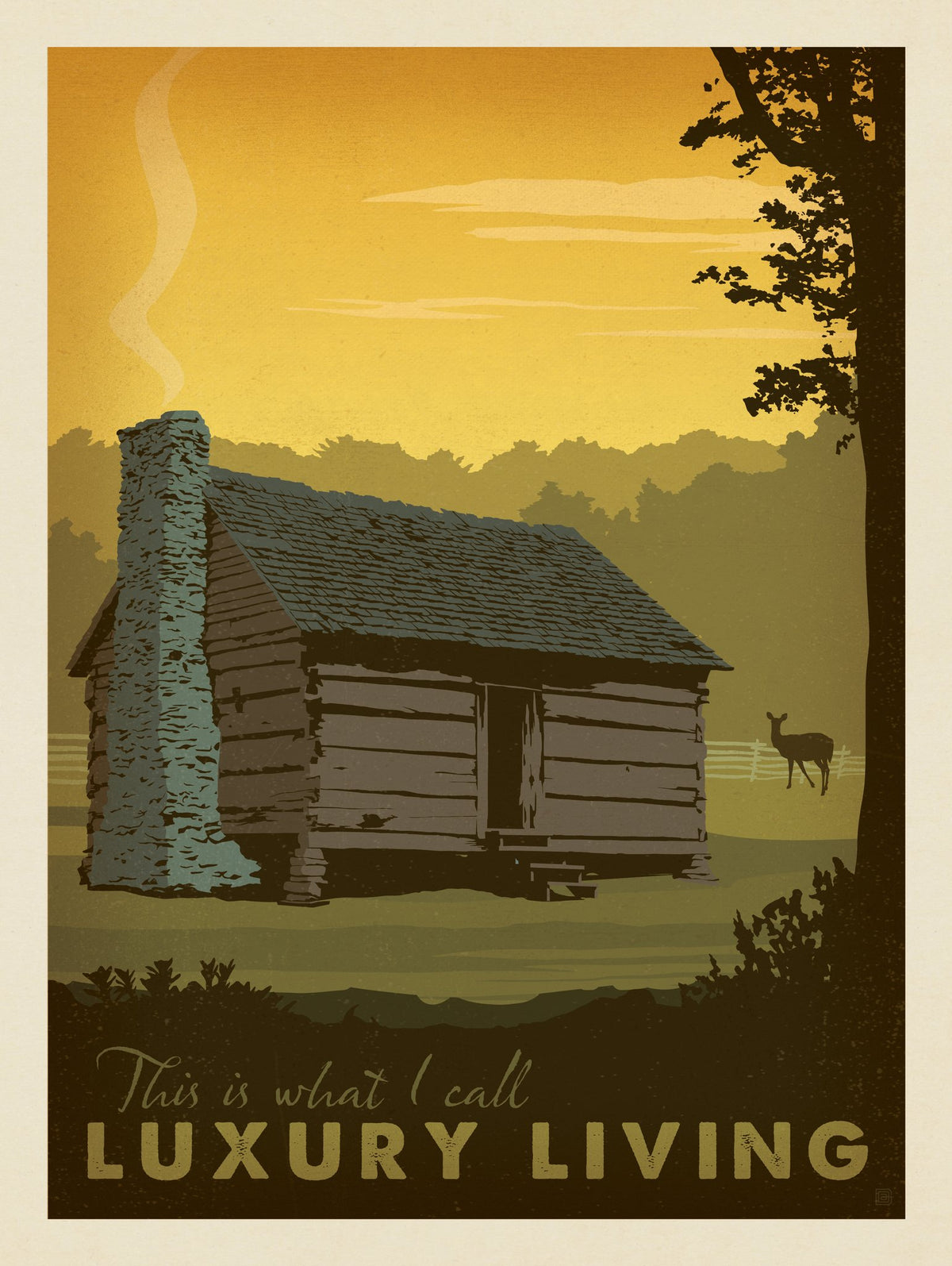 Cabin: Luxury Living - Puzzle - Artwork