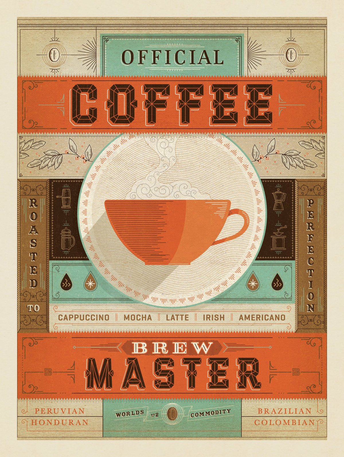 Official Coffee Brew Master - Puzzle - Artwork
