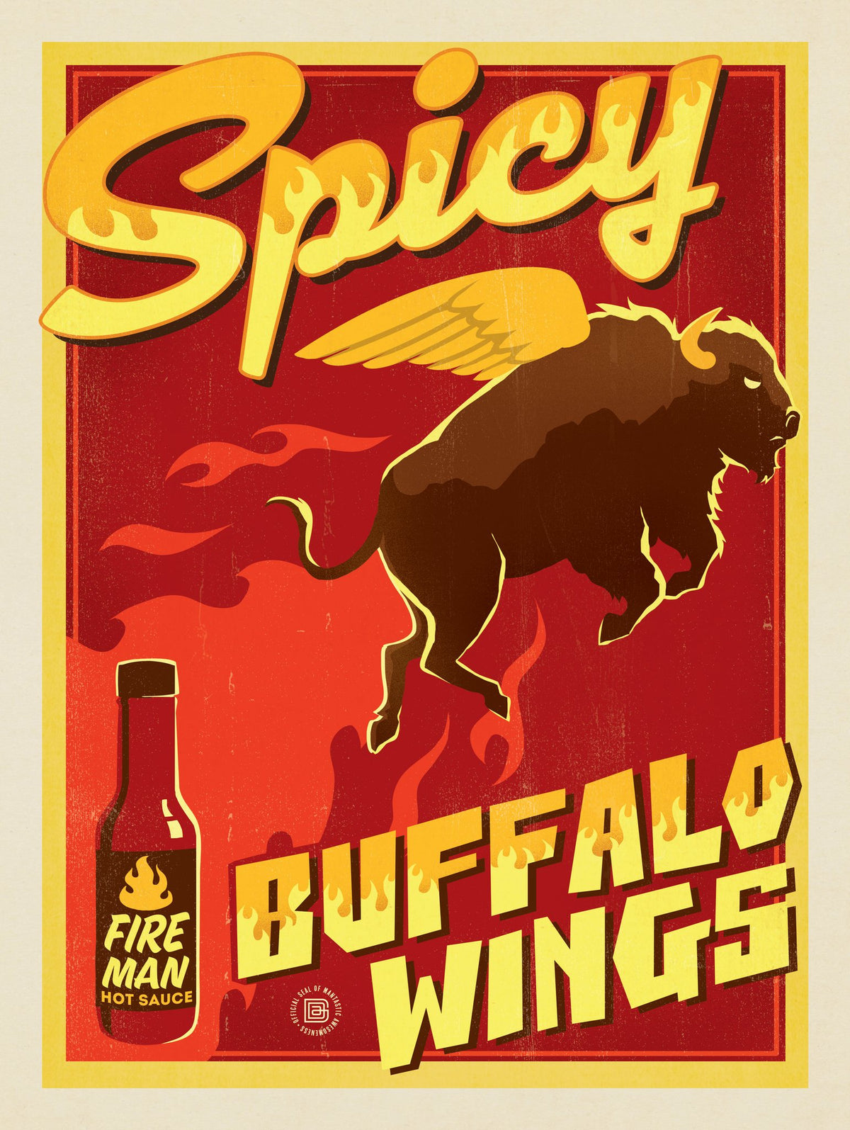Spicy Buffalo Wings - Puzzle - Artwork