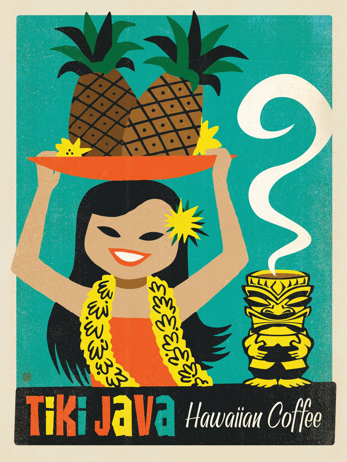 Tiki Java Hawaiian Coffee - Puzzle - Artwork
