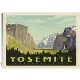 Yosemite National Park: Yosemite Valley (Horizontal) - Canvas, Canvas