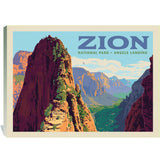 Zion National Park: Ascent To Angels Landing (Horizontal) - Canvas, Canvas