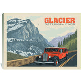 Glacier National Park: Going To The Sun Road (Horizontal) - Canvas, Canvas
