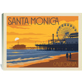 Santa Monica Pier: Sunset - Canvas, Canvas