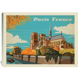 France: Paris, Notre Dame, Horizontal - Canvas, Canvas