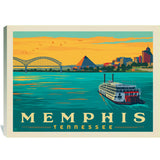 Memphis, TN: River View (Horizontal) - Canvas, Canvas