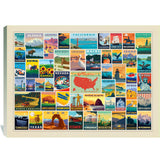 50-State Collage (Horizontal) - Canvas, Canvas