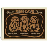 Man Cave Etiquette - Canvas, Canvas