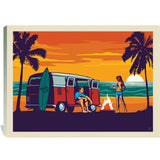 West Coast Surf Van - Canvas, Canvas