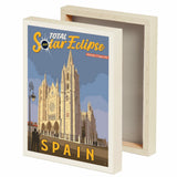 ...2026 Total Solar Eclipse: León, Spain - Canvas, Canvas