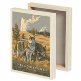 Yellowstone National Park: Wandering Wolves - Canvas, Canvas