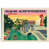 San Antonio, TX: River Walk (Horizontal) - Canvas, Canvas