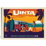 West Coast Surf Van (Pub Poster) - Canvas, Canvas