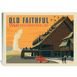 Yellowstone National Park: Old Faithful Inn - Canvas, Canvas
