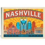 Nashville Landmarks (Horizontal) - Canvas, Canvas