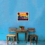 West Coast Surf Van (Pub Poster) - Canvas, Canvas / 12x16