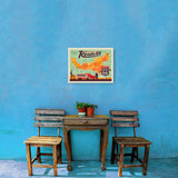 100th Anniversary Of Route 66 (Map) - Canvas, Canvas / 12x16