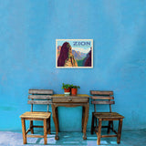 Zion National Park: Ascent To Angels Landing (Horizontal) - Canvas, Canvas / 12x16