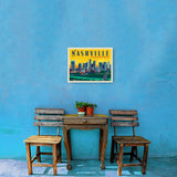 Nashville Sunset Skyline (Horizontal) - Canvas, Canvas / 12x16