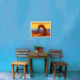 Arches National Park: Delicate Arch Sunset (Horizontal) - Canvas, Canvas / 12x16
