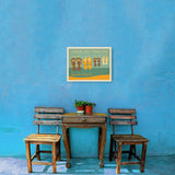 Flip Flops Hangin’ Out Together - Canvas, Canvas / 12x16