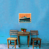 Long Beach, CA: Queen Mary - Canvas, Canvas / 12x16
