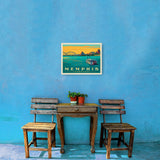 Memphis, TN: River View (Horizontal) - Canvas, Canvas / 12x16