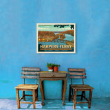 Harpers Ferry National Historical Park: Loudoun Heights Trail - Canvas, Canvas / 18x24