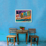 Memphis, TN: Picture Letters - Canvas, Canvas / 18x24