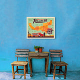 100th Anniversary Of Route 66 (Map) - Canvas, Canvas / 18x24