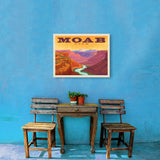 Moab, Utah: Canyon View - Canvas, Canvas / 18x24
