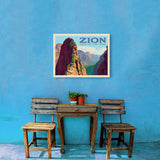 Zion National Park: Ascent To Angels Landing (Horizontal) - Canvas, Canvas / 18x24