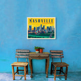 Nashville Sunset Skyline (Horizontal) - Canvas, Canvas / 18x24