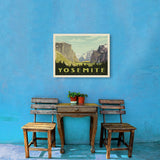 Yosemite National Park: Yosemite Valley (Horizontal) - Canvas, Canvas / 18x24