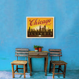 Chicago: Horizontal Skyline - Canvas, Canvas / 18x24