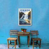 Ithaca, New York - Canvas, Canvas / 18x24