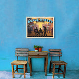 Memphis, TN: Beale Street Sunset - Canvas, Canvas / 18x24