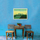 Nashville Skyline: Horizontal - Canvas, Canvas / 18x24