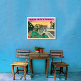 San Antonio, TX: River Walk (Horizontal) - Canvas, Canvas / 18x24